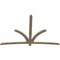 Ekena Millwork Davenport Rough Sawn Timber Gable Bracket, Douglas Fir, 96"W x 64"H x 2"D x 4"F, 16/12 Pitch GBW096X64X0204DAV00RDF - alternate 2